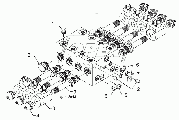 Seat valve SVH04M878SA-OM14G12