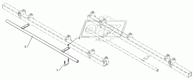 Hose carrier D42,5x6,3x830