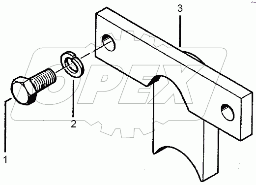  661 4125 Spacer block