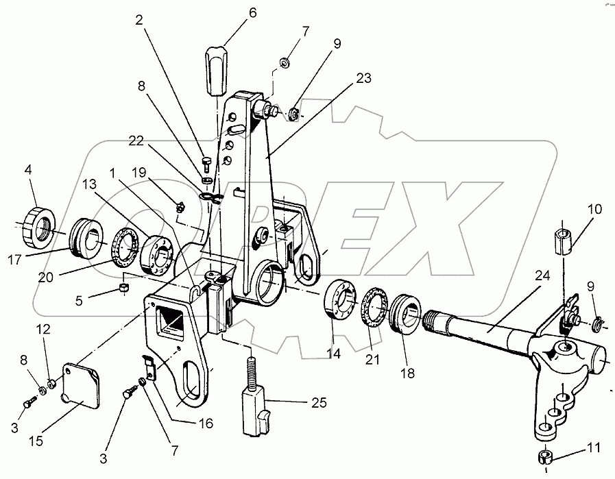  633 7171 Turnover mechanism