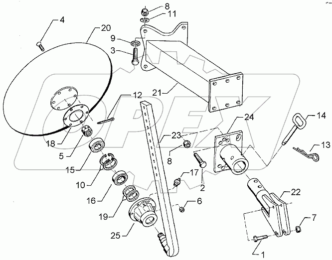  642 6798 Headland disk