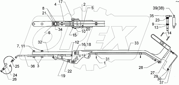  622 2660 Attachment arm
