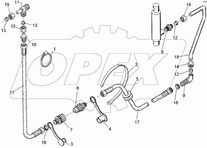  675 1316 HY-assembly attachment arm