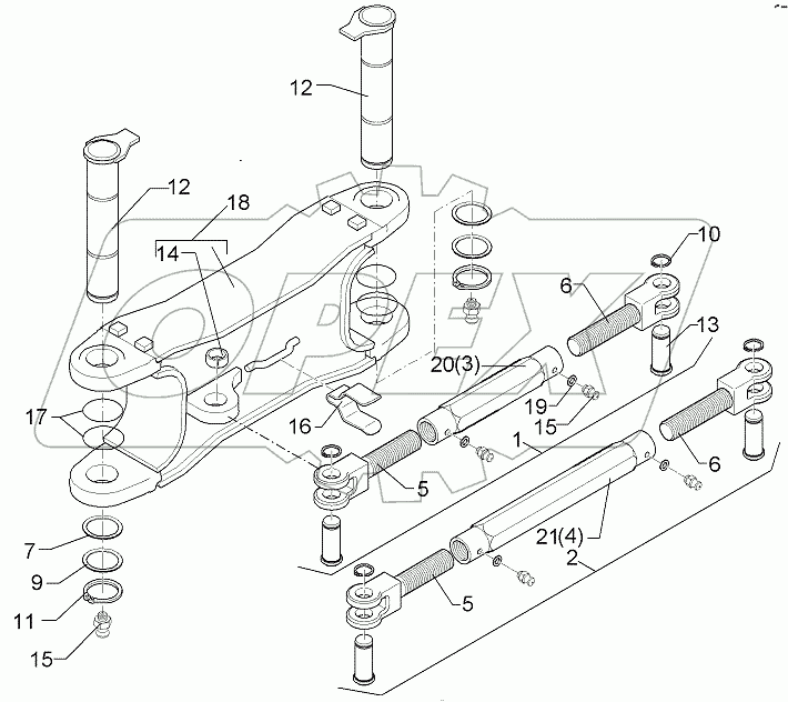 634 3140 Adjustment centre