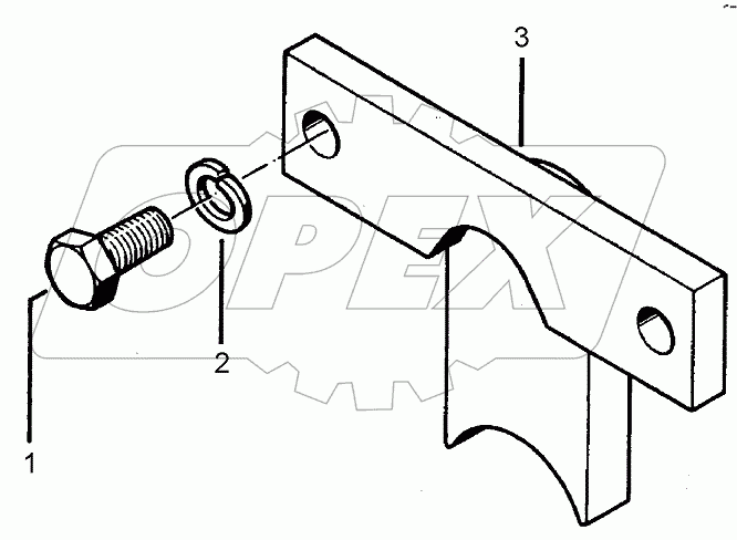  661 4125 Spacer block