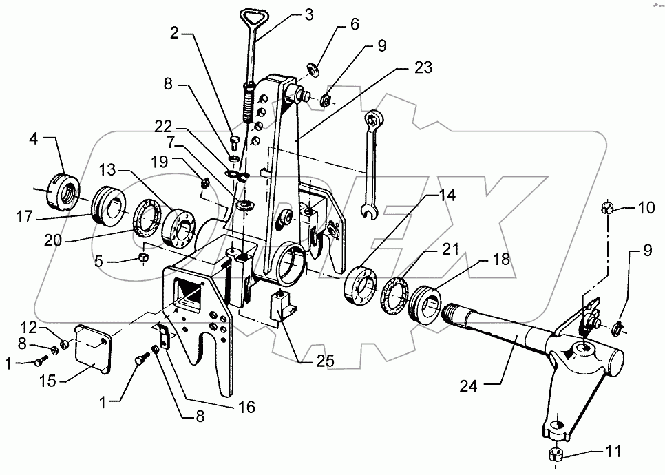  633 7175 Turnover mechanism