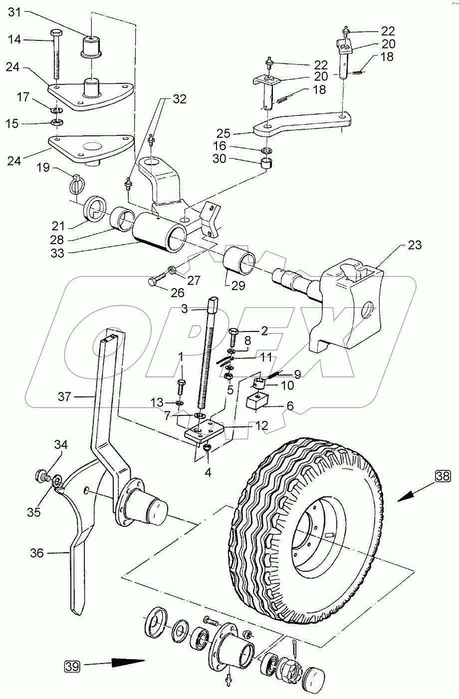  648 7702 Depth wheel, lateral