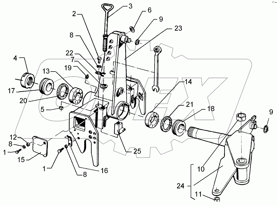  633 7185 Turnover mechanism