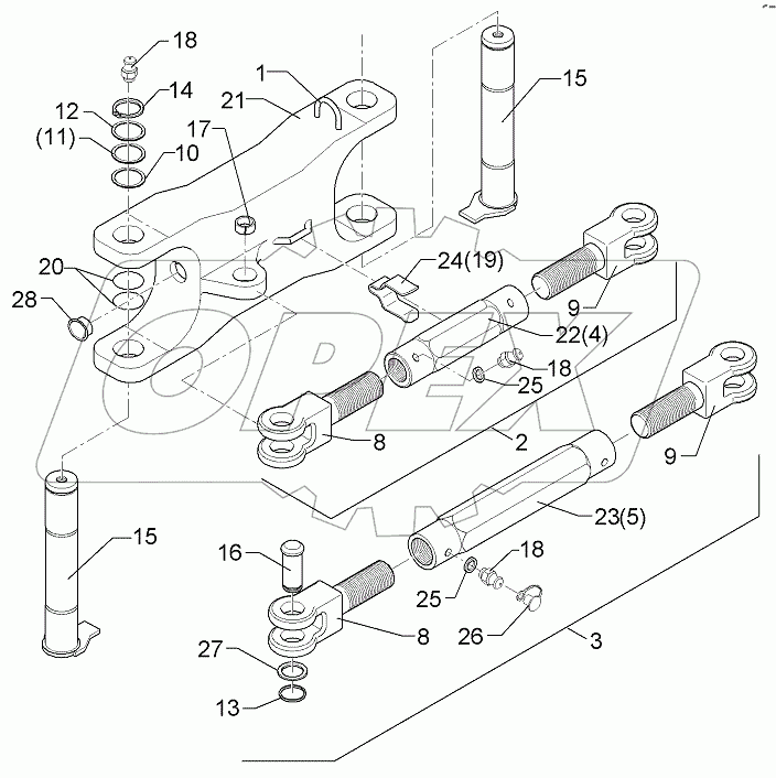  634 3155 Adjustment centre