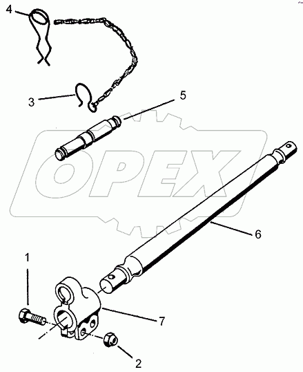  661 1240 Three point connection