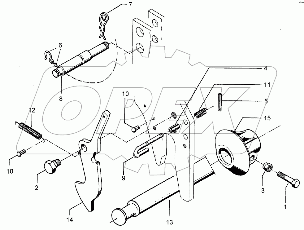  661 2140 Three point connection