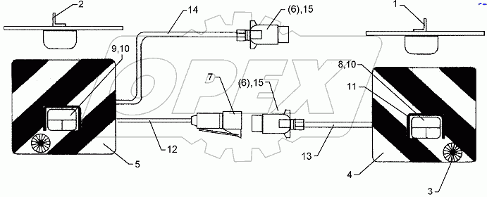  670 2012 Warning boards with lighting