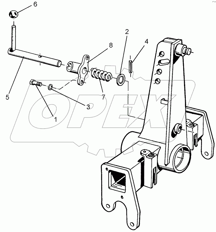  633 7431 Locking device