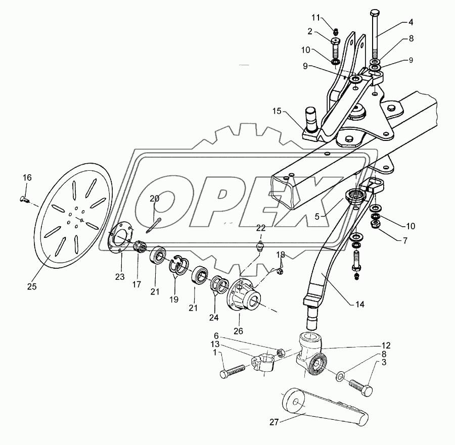 Disc coulter VO 9 D500 A G-Z40