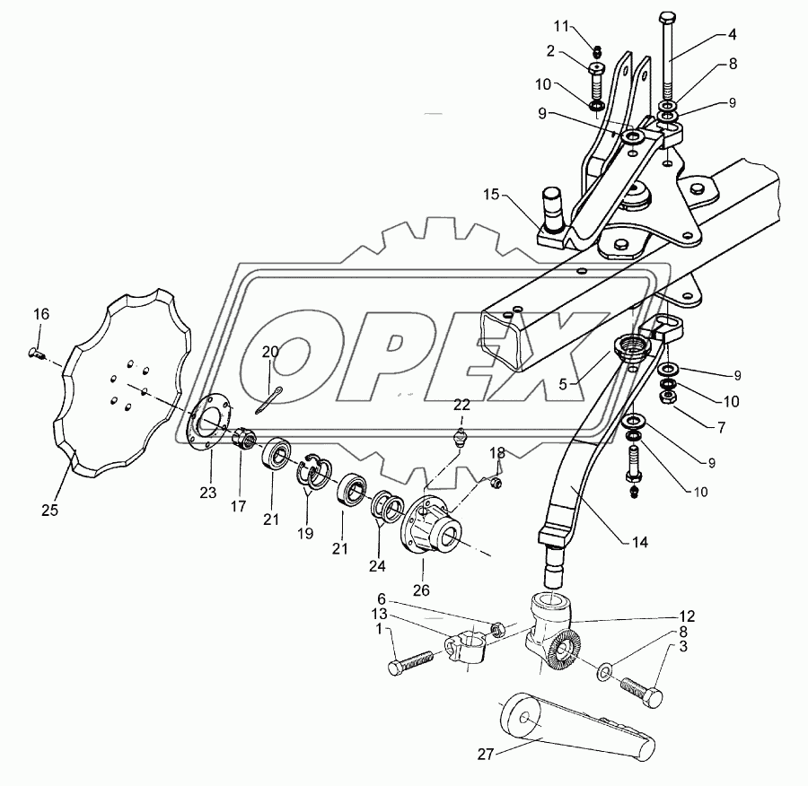 Disc coulter VO 9 D590 A Z Z40