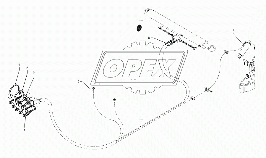 Hose-assembly 2x4600,2x7900,1x9500 MSS