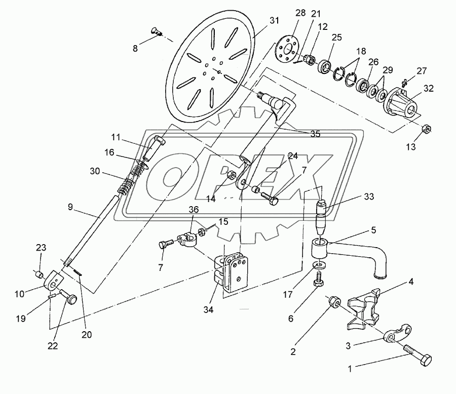 Trip disc-coulter X140-X160 LI 500 G