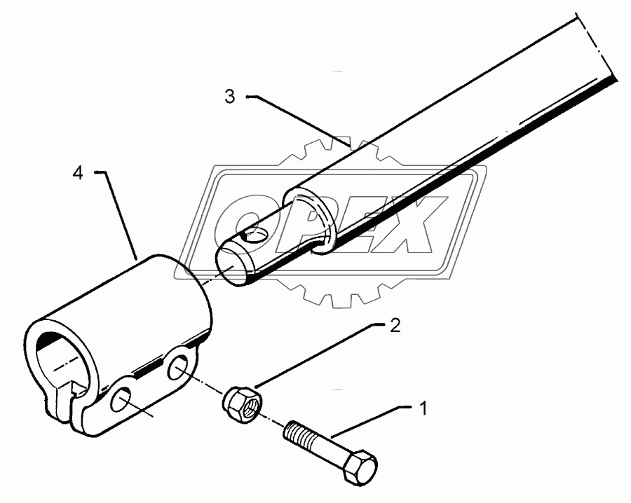 Lower link connection AD10 D68 L3 Z4