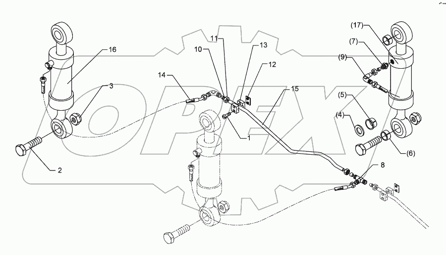 Hydraulic assembly	X-HY 1SA-1000