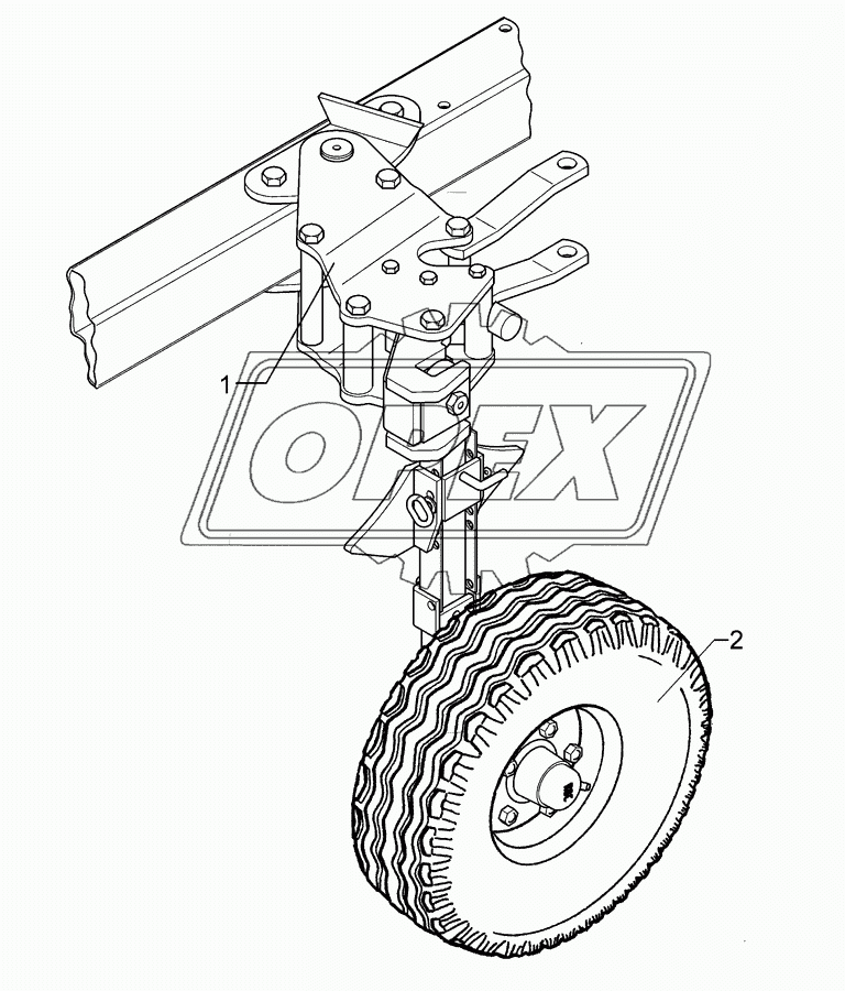 Depth wheel VO5/6 10,0/75-15.3