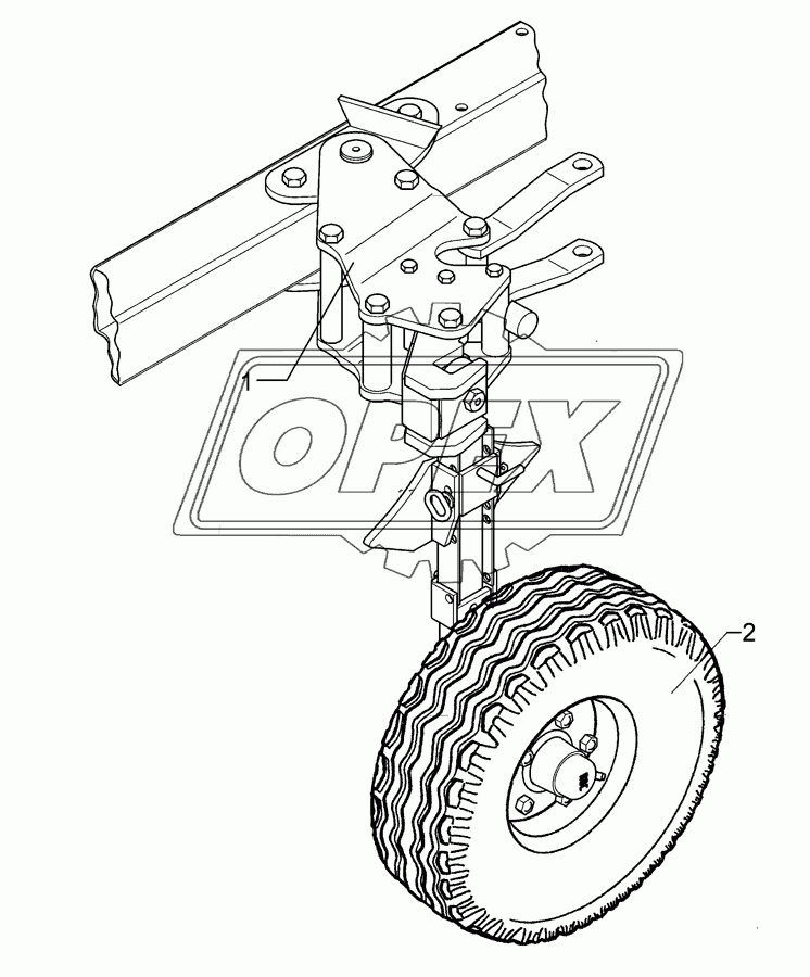 Depth wheel VO5/6 10,0/80-12