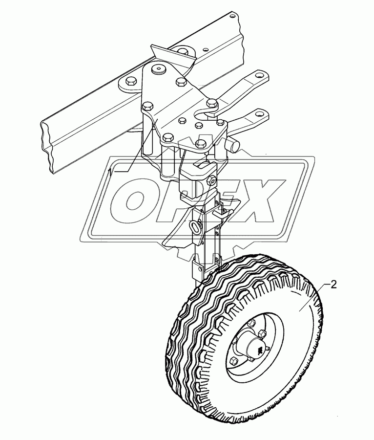 Depth wheel VO5/6/615 10.0/80-12