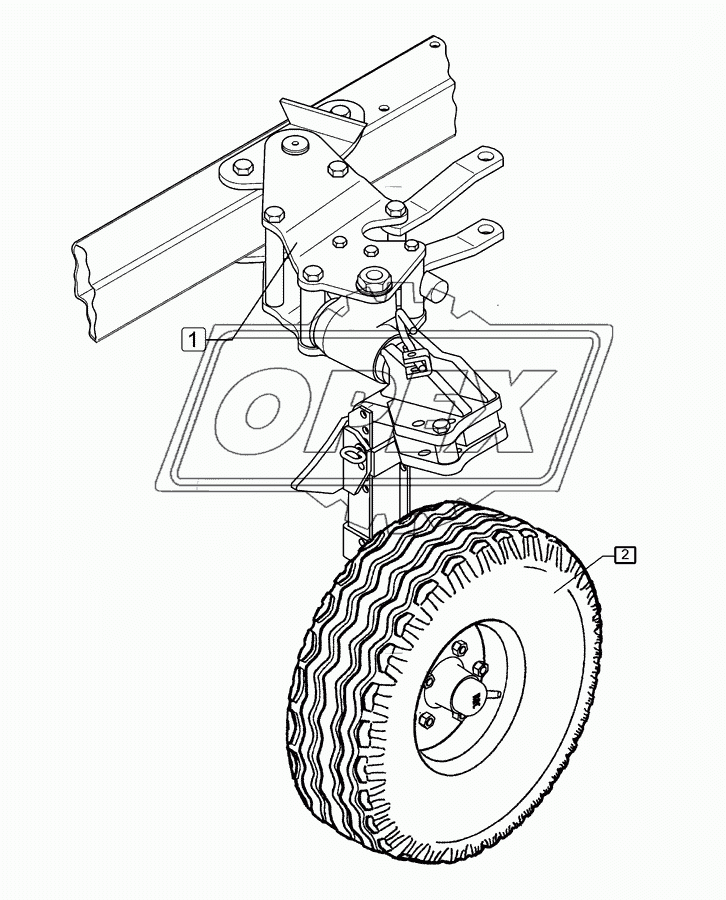 Uni-wheel VO5/6 10.0/80-12
