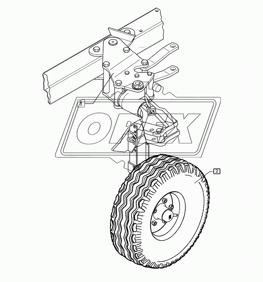 Uni-wheel VO5/6 13.0/55-16