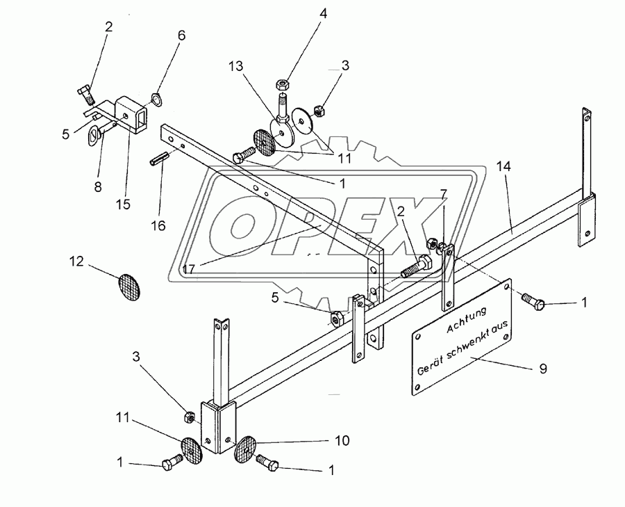 Carrier for light LH3A UNI