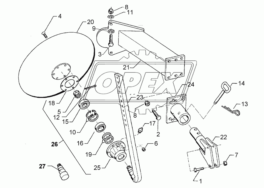 Headland attachment disc	GPS-E5/6-D530