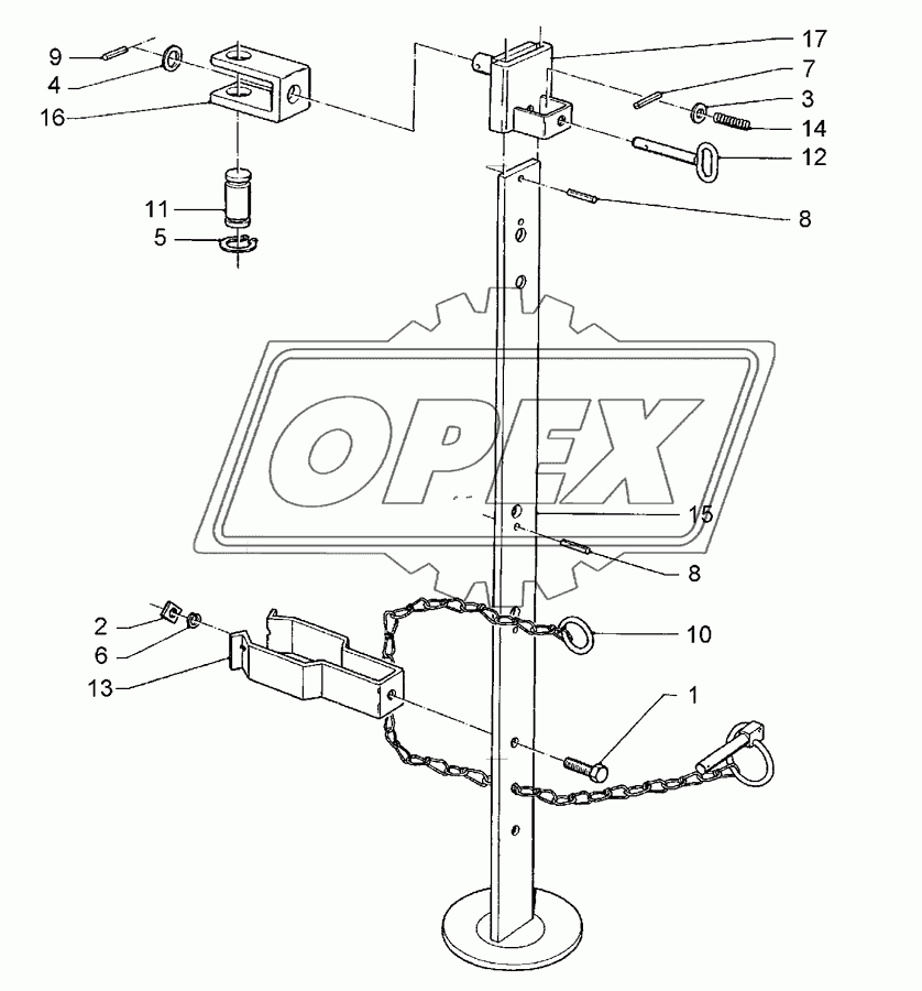 Stand V-R750-800 915mm