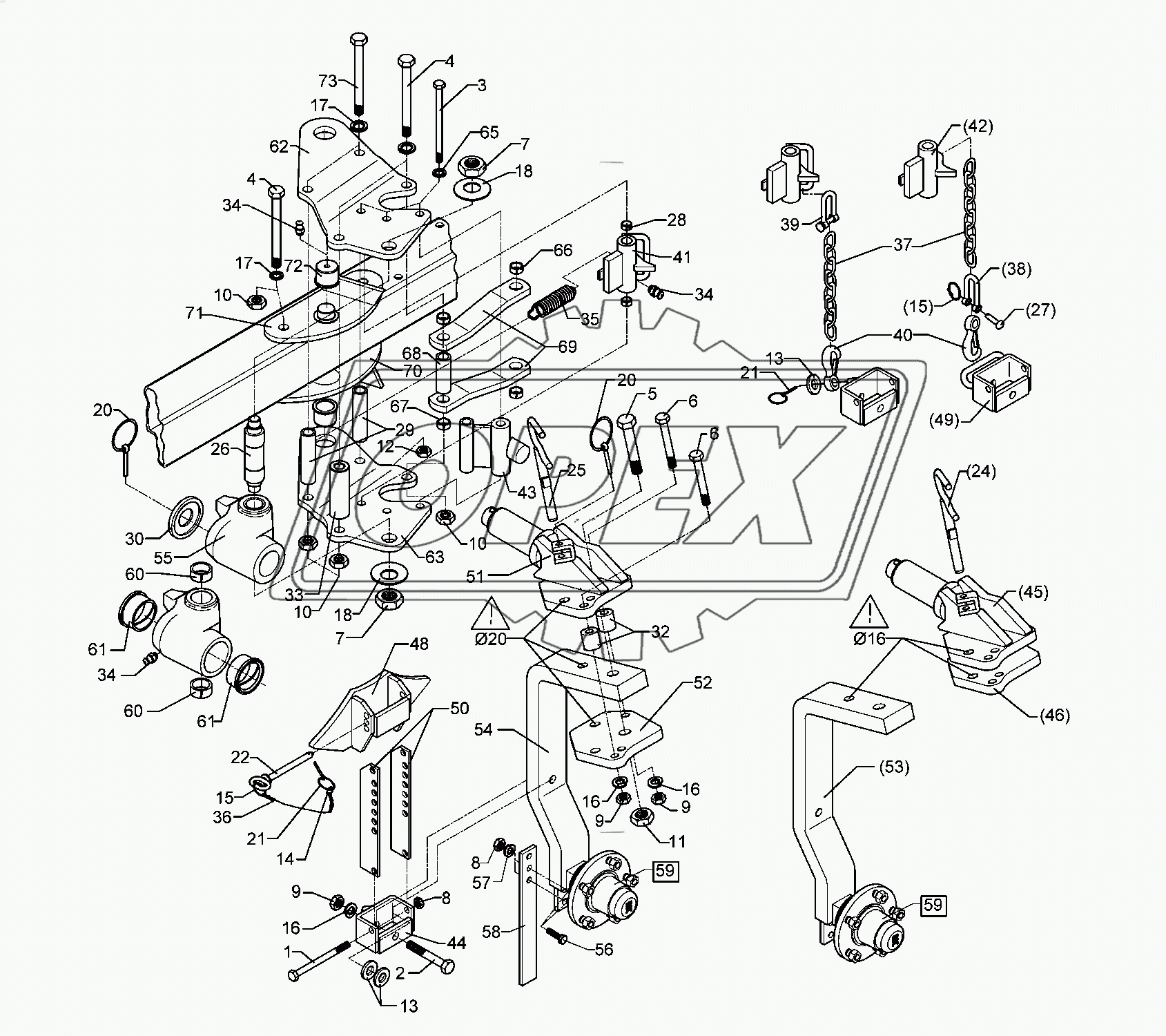 Uni-wheel D35/148/120 V07 6/205