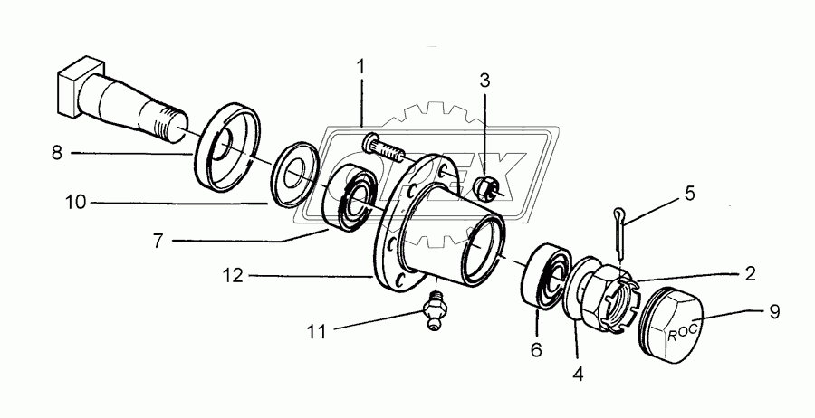 Bearing V60-6/160/205 D18