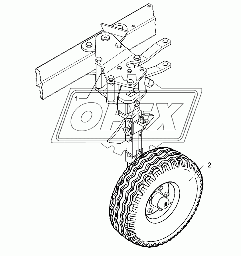 Depth wheel V7 10,0/75-15.3