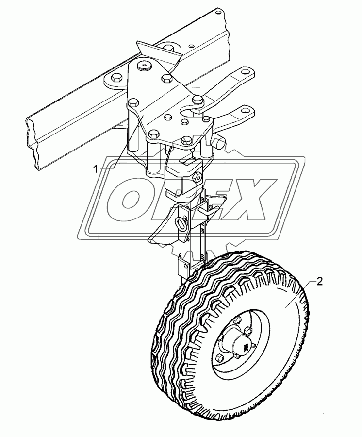 Depth wheel V07 10,0/80-12