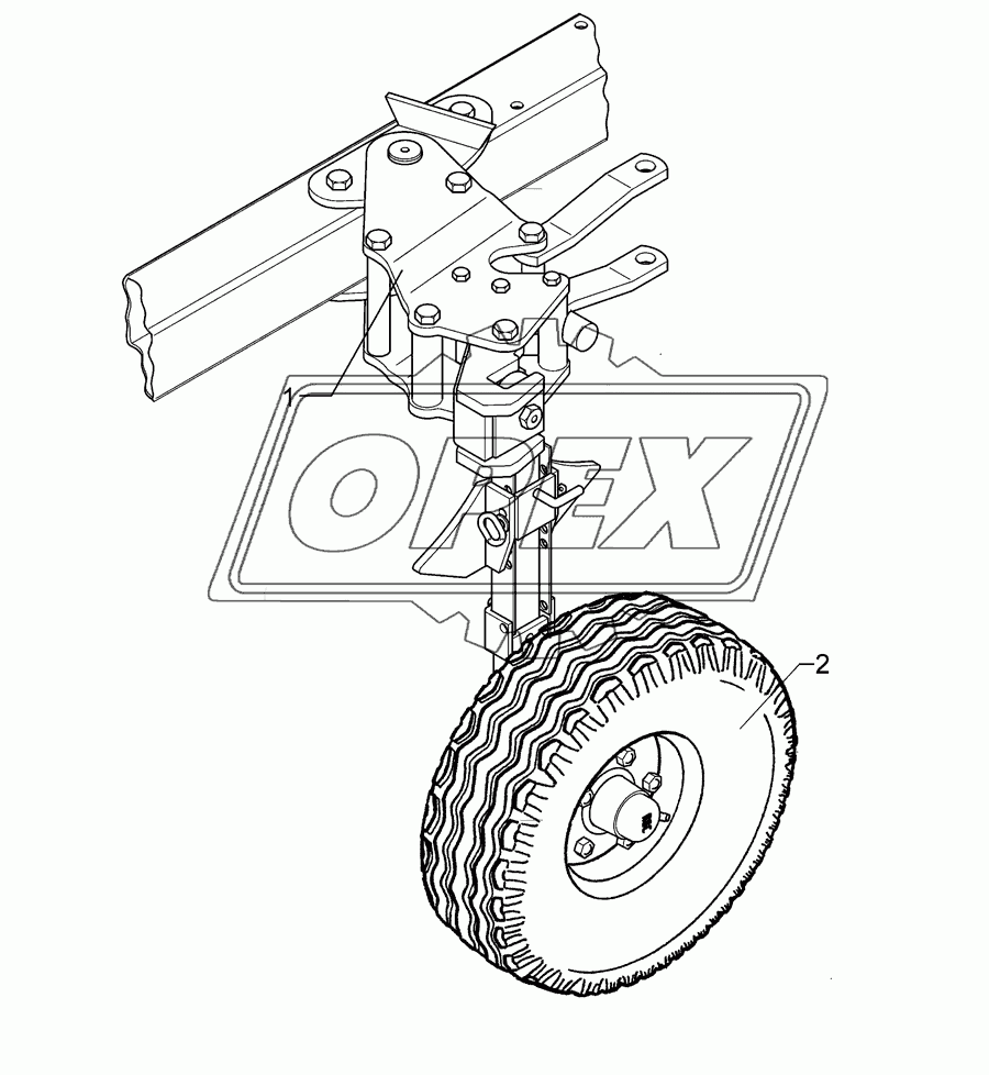 Depth wheel VO7 195R14 D650x198