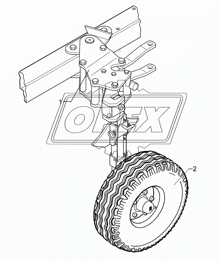 Depth wheel VO7 10,0/80-12