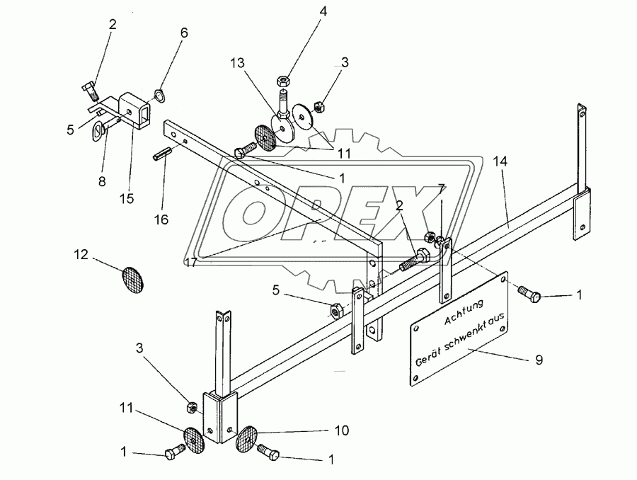 Carrier for light	LH3A UNI
