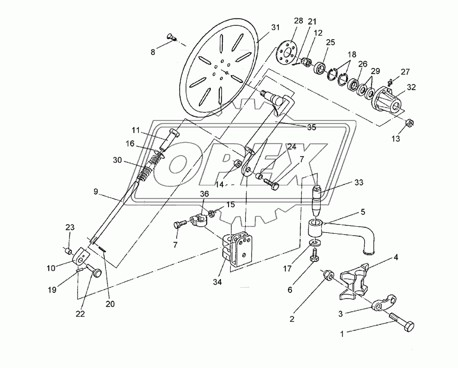Trip disc-coulter	X140-X160 LI 500 G