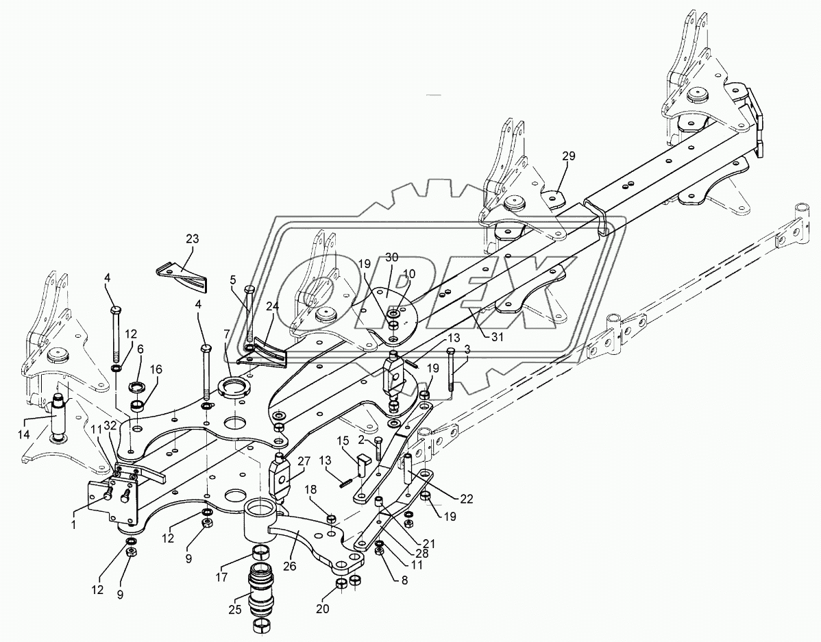 Basic frame VO 8 4-100