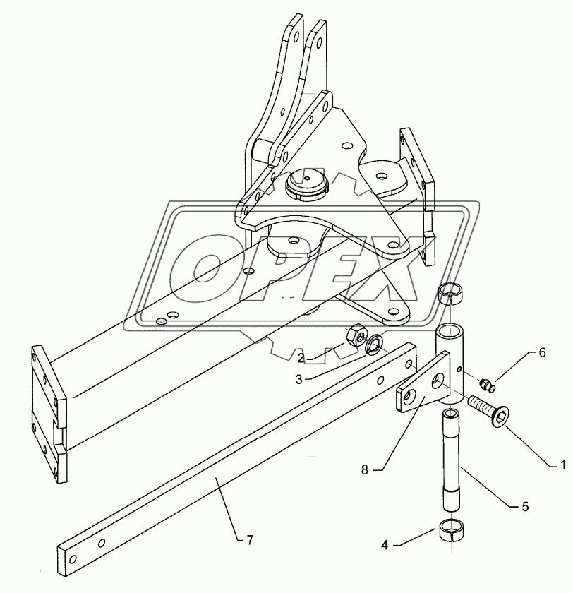 Rod Anbauteil VO 8/8X-3-100