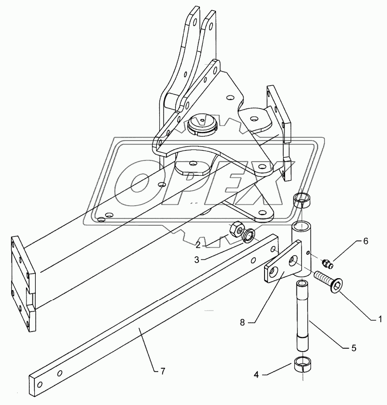 Rod Anbauteil VO 8/8X-3-90