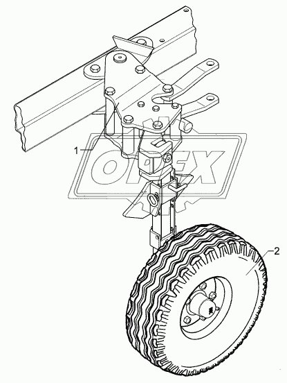 Depth wheel VO8 10,0/80-12