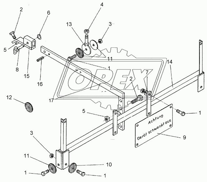 Carrier for light LH3A UNI