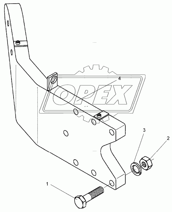 Bracket E8 D16/180x60