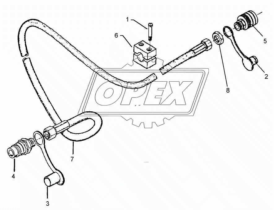 HY-assembly attachment arm PA-E1-D