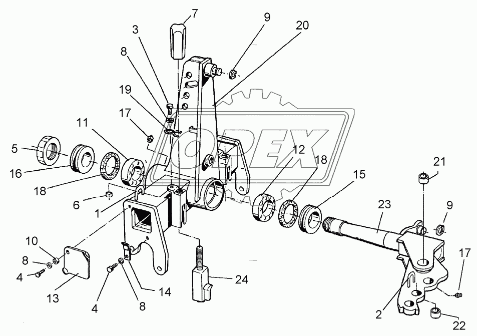 Turnover mechanism E120-L