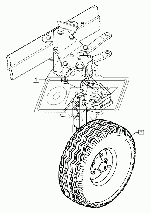 Uni-wheel VO8 10.0/80-12