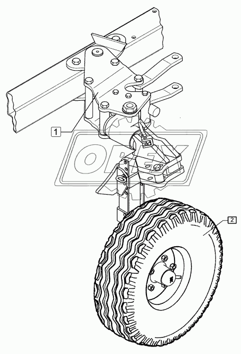 Uni-wheel VO8 13.0/55-16