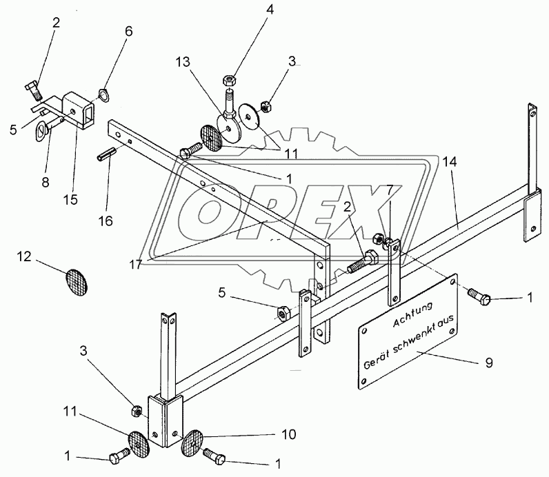 Carrier for light LH3A UNI